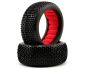 Preview: AKA Buggy Reifen 1:8 I-Beam Medium Long Wear mit roten Einlagen 10 Pack