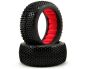 Preview: AKA Buggy Reifen 1:8 Crossbrace Soft Long Wear mit roten Einlagen AKA14004XR
