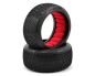 Preview: AKA Buggy Reifen 1:8 Typo Clay mit roten Einlagen 10 Pack