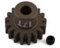 Preview: Team Associated Alu Motorritzel 17 Zähne Modul 1 für 5mm Welle ASC89599