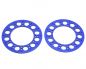 Preview: Axial Holey Rollers Beadlock Ring blau 2Stk. AXI8021