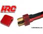 Preview: HRC Racing Ladekabel Gold Banana Plug zu EC3 MPX XT60 CT4 Ultra T Deans Kompatible Empfänger UNI FUT und JR Stecker