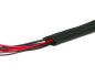 Preview: HRC Racing Kabel TSW Schutz WRAP Sleeve Baumwolle schwarz 6mm für Servokabel 1m