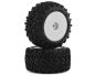 Preview: JConcepts Scorpios Green Reifen auf weißer Felgen für Mini-T 2.0 Mini-B JCO3100-1221