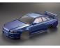 Preview: Killerbody Nissan Skyline R34 Karosserie Metallic blau 195mm RTU KB48716