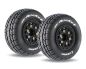 Preview: LOUISE SC Rocket Reifen soft auf Felge schwarz mit tauschbare Radmitnehmer LOUT3154SB