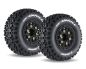 Preview: LOUISE SC Uphill Reifen soft auf Felge schwarz mit tauschbare Radmitnehmer LOUT3223SB