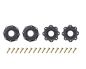 Preview: LOUISE MT Mallet MFT soft auf Felge schwarz 17mm mit tauschbare Radmitnehmer