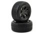 Preview: PROTOform VTA Reifen vorne 26mm auf Felge schwarz verklebt PF10140-18