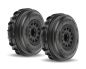 Preview: ProLine Dumont SC Paddle Rib Reifen vorne auf schwarz Felge Raid PRO10212-10