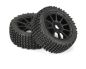 Preview: ProLine Gladiator M2 Reifen auf Mach10 Felgen schwarz