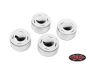 Preview: RC4WD Analog 1.9 Aluminum CAP Wheels White RC4VVVC1306