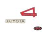 Preview: RC4WD Metal Emblem Set for Trail Finder 2 Truck Kit LWB 1980 Toyota Land Cruiser FJ55 Lexan Body Set