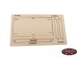 Preview: RC4WD 1/10 Wood Garage Shelves and Work Bench Set