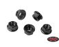 Preview: RC4WD M4 Low Profile Flanged Lock Nut Black