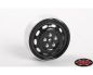 Preview: RC4WD Stamped Steel 1.7 10-Oval Hole Wheels Black RC4ZW0313