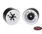 Preview: RC4WD Stamped Steel 1.0 Pro8 Beadlock Wheels White RC4ZW0357
