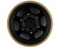 Preview: Samix Beadlock Felgen Set Alu schwarz und Messing mit einstellbares Offset für SCX24
