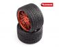 Preview: Sweep Road Crusher Onroad Belted tire Red wheels 1/4 offset 146mm Diameter SR-SRC0001R