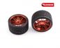Preview: Sweep Road Crusher Onroad Belted tire Red wheels 1/4 offset 146mm Diameter