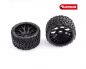 Preview: Sweep Terrain Crusher Offroad Beltedtire Black wheels 1/2 offset WHD 146mm Diameter