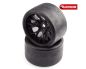 Preview: Sweep VHT Crusher Onroad slick Belted tire Black wheels 1/2 offset WHD 146mm Diameter SR-SRC1003B