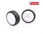 Preview: Sweep HANKOOK Tread Belted tires Pre-glued set Pro-compound 32deg 24mm for Carpet 12 Spoke White wheels + EXP-LS4