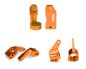 Preview: Traxxas Alu Upgrade Set Stampede 2WD orange STAMPEDE-2WD-ALU-SET-ORANGE