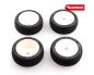 Preview: Sweep NANOBITE Red Soft X Pre-glued set 8th Buggy tires/White wheels SWPW-318RXP