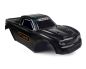 Preview: TMT Karosserie unbreakable V2 schwarz mit Sticker für Traxxas Hoss TMTHS3-S