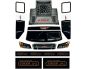 Preview: TMT Karosserie unbreakable V2 schwarz mit Sticker für Traxxas Slash