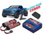 Preview: Traxxas Ford F-150 Raptor-R 4x4 VXL blau Platin Plus Combo TRX101076-4-BLUE-PLATIN-PLUS-COMBO
