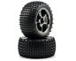 Preview: Traxxas Alias 2.2 Reifen hinten auf schwarzer Chrom Felge TRX2470A