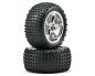 Preview: Traxxas Alias 2.2 Reifen auf Chrom Felgen für Bandit TRX2470R