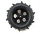 Preview: Traxxas Paddle Reifen auf 2.8 All Star Felge chrome schwarz vorne