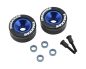 Preview: Traxxas Reifen mit Alu Felgen blau für Wheeliebar TRX5186A