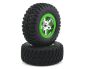 Preview: Traxxas BFGoodrich KM2 Reifen auf Chrom grün Felge 12mm TRX6876
