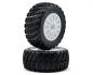 Preview: Traxxas BFGoodrich Rally Reifen auf Rally Felgen weiß 12mm TRX7473