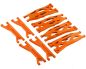 Preview: Traxxas Querlenker Set Wide X-Maxx orange mit Spurstangen und Federn