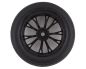 Mobile Preview: Traxxas Reifen auf Felge montiert satin schwarz chrom vorne