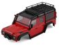 Preview: Traxxas Land Rover Defender Karosserie komplett rot für TRX-4M TRX9712-RED