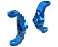 Preview: Traxxas Caster Blocks Alu blau links und rechts TRX9733-BLUE