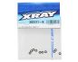 Preview: XRAY Unterlegsscheiben Set 3x6x0.5mm schwarz