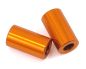 Preview: XRAY Alu Pfosten für Hinterachs Strebe 3x6x10.5mm orange XRA333074-O