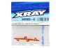 Preview: XRAY Schnellverschluss Hebel hinten Swiss 7075 T6 orange