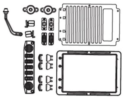 Absima Karosserie Teile für Jimny Micro Crawler 1:24
