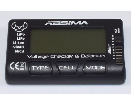 Absima Akku Spannungsprüfer und Balancer AB-4160001