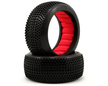 AKA Buggy Reifen 1:8 Enduro Soft Long Wear mit roten Einlagen AKA14006XR