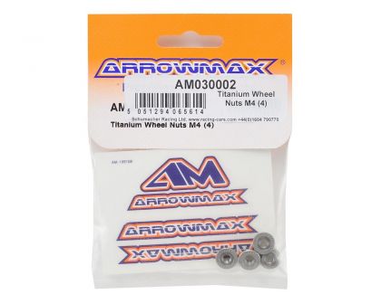 ARROWMAX Titanium Wheel Nuts M4