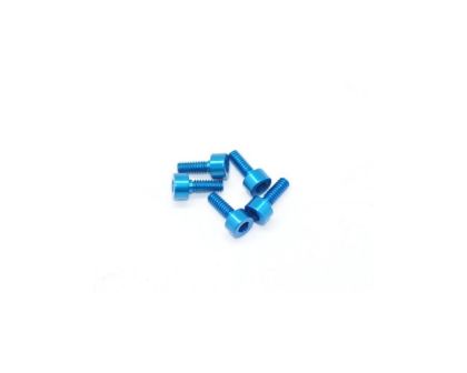 ARROWMAX Alu Screw allen cilinder head M2.2x6 Blue 7075